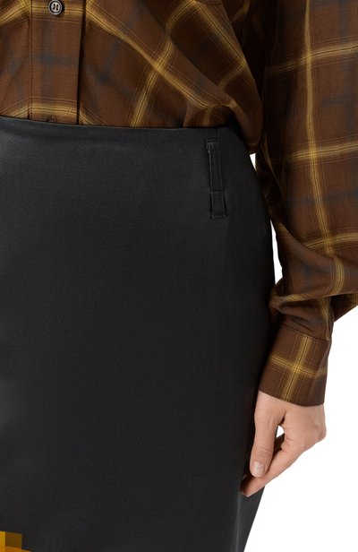 Юбка из хлопка и шелка DRIES VAN NOTEN черного цвета по цене 157000 руб., арт. 262-010808/4363, фото 5 Юбка из хлопка и шелка DRIES VAN NOTEN, арт. 262-010808/4363, фото 5