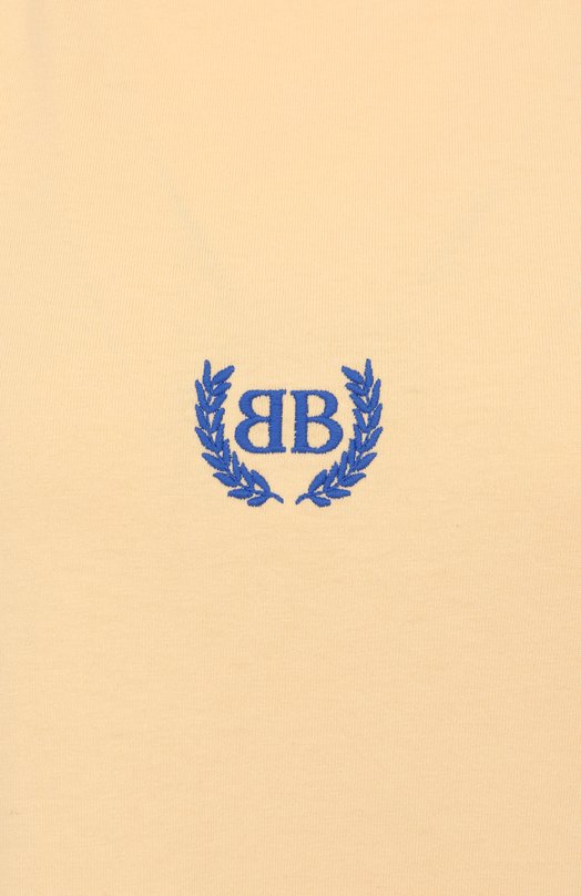 Хлопковая футболка Balenciaga 826344/TSVC9 Жёлтый  826344/TSVC9 Фото 6