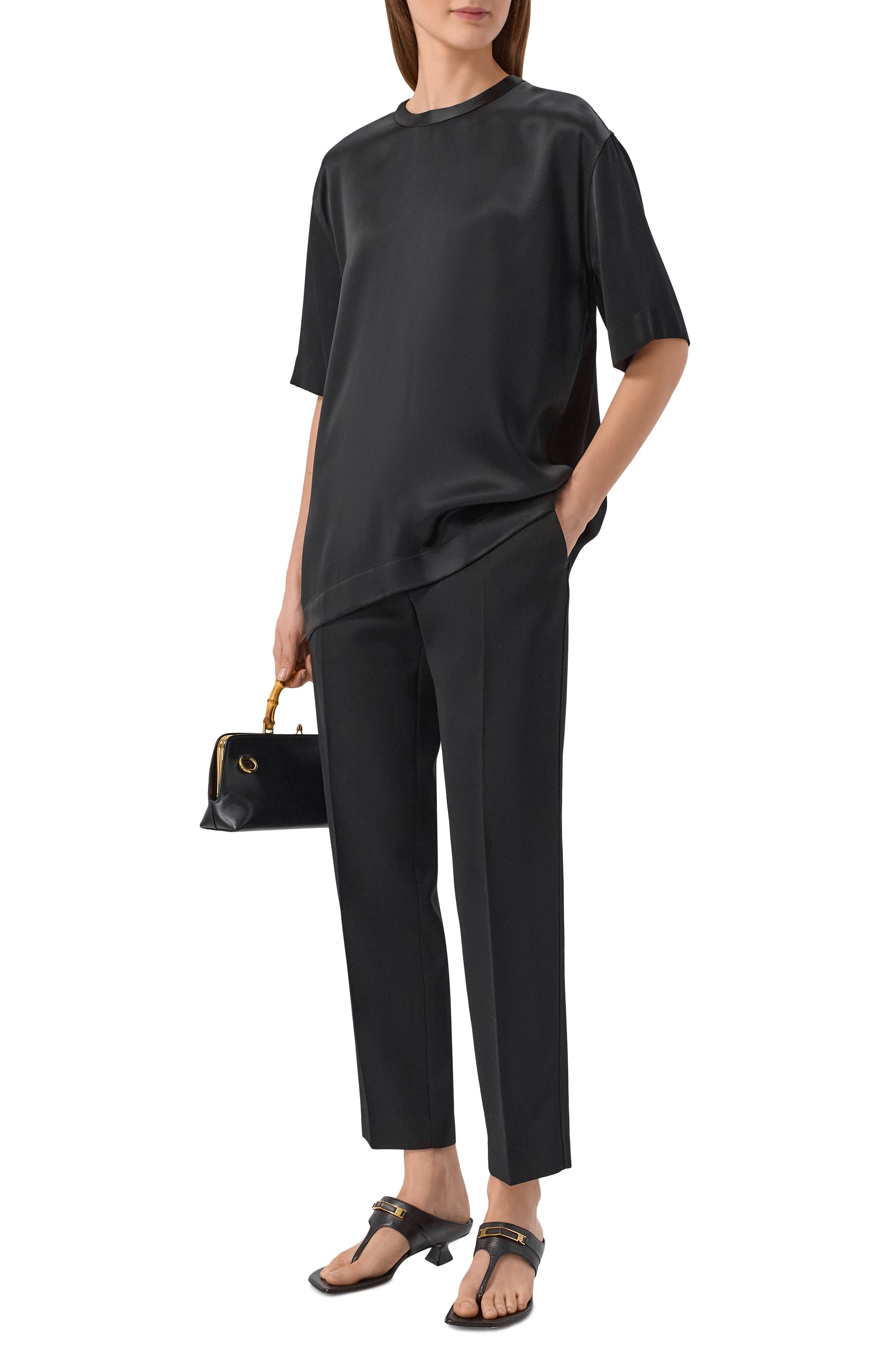 Кожаные мюли bitt 40 SERGIO ROSSI, арт. B14470/MVAN02, фото 3