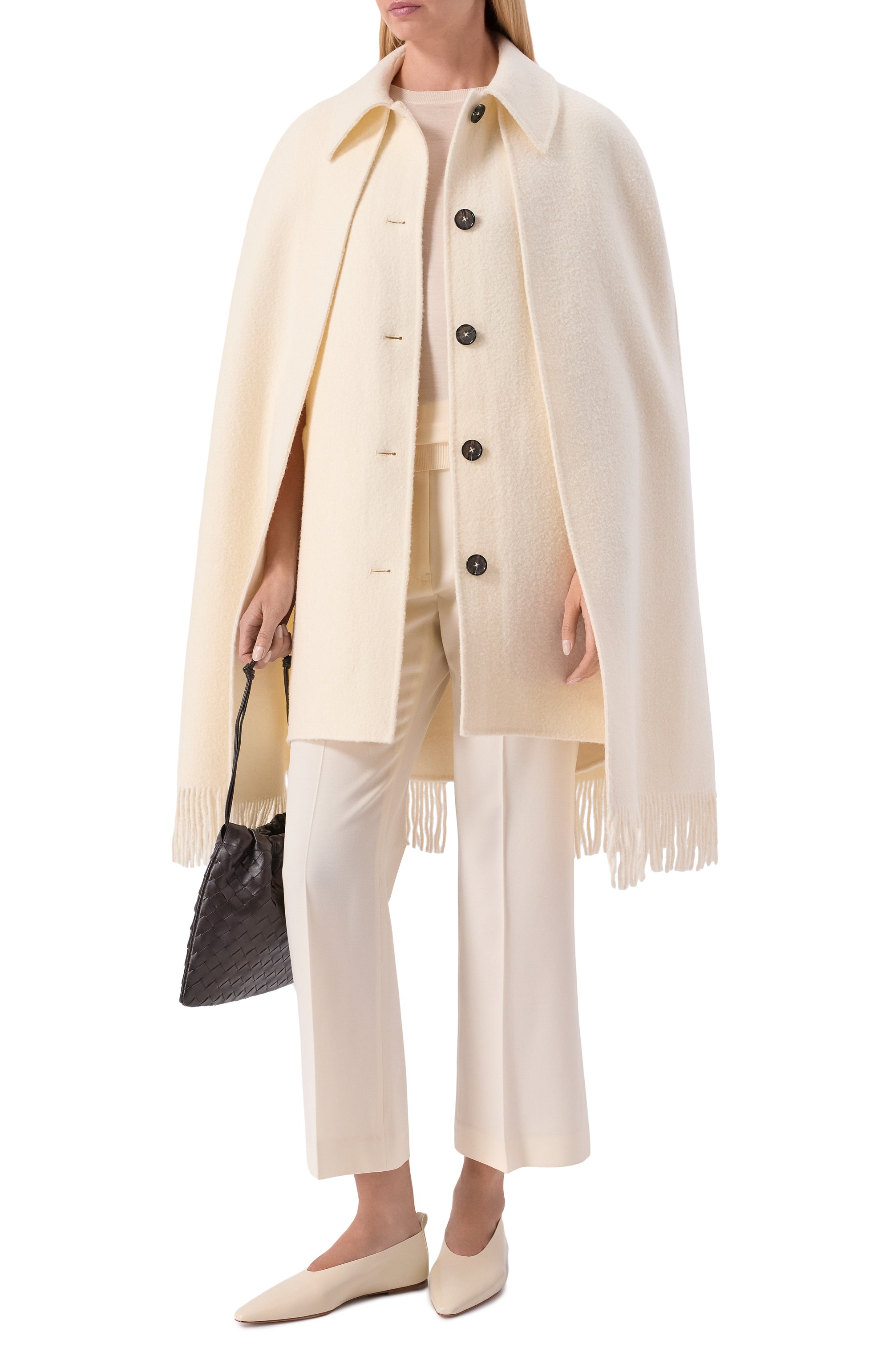 Шерстяной кейп TOTEME, арт. 261-WR00266-FB0471, фото 2