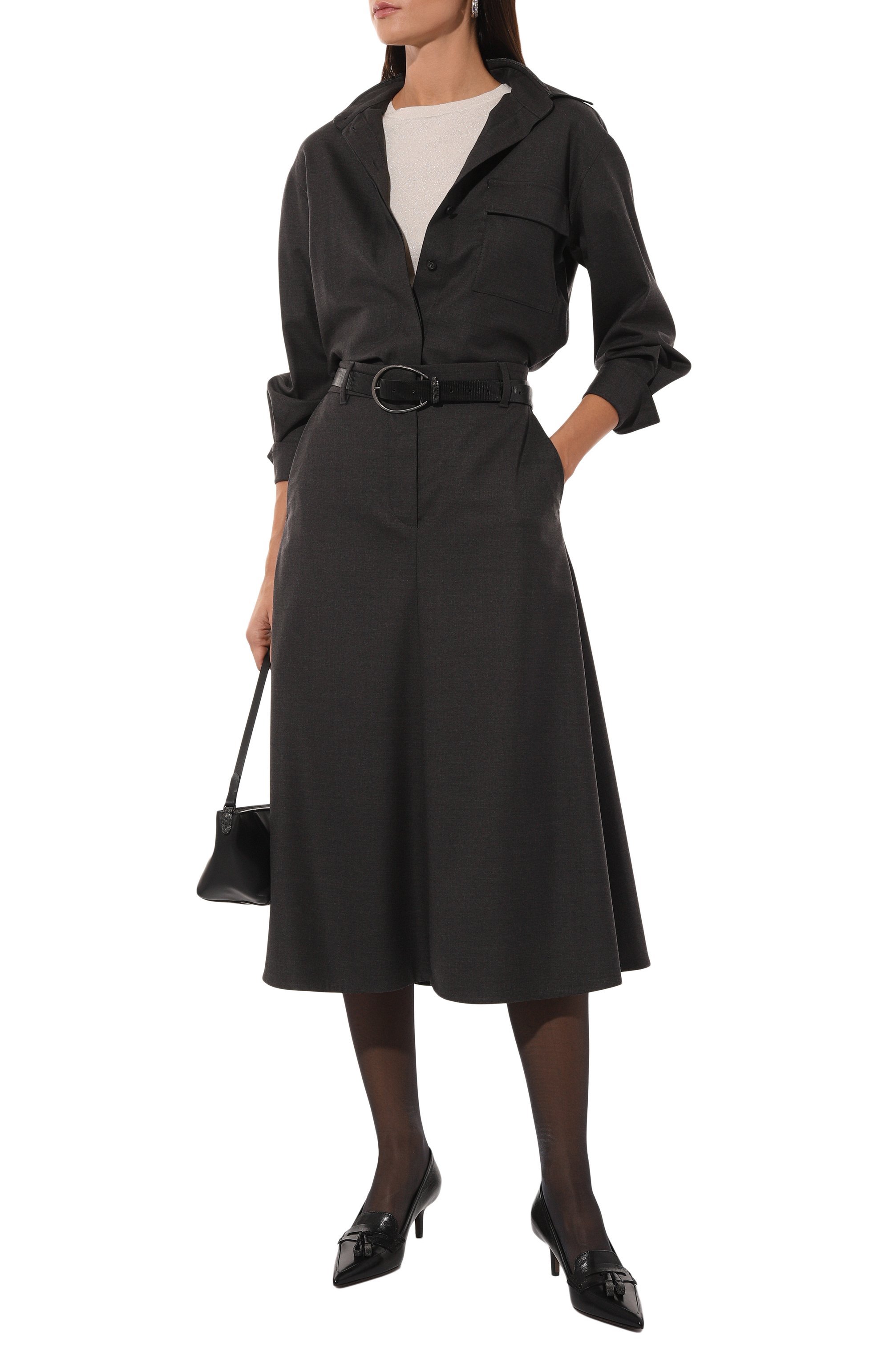 Шерстяное платье BRUNELLO CUCINELLI, арт. MG912A5271, фото 2