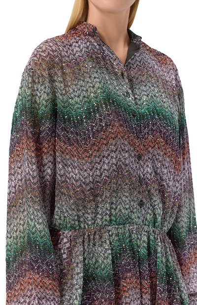 Платье с отделкой пайетками MISSONI, арт. DS26SG2S/BC0065, фото 5