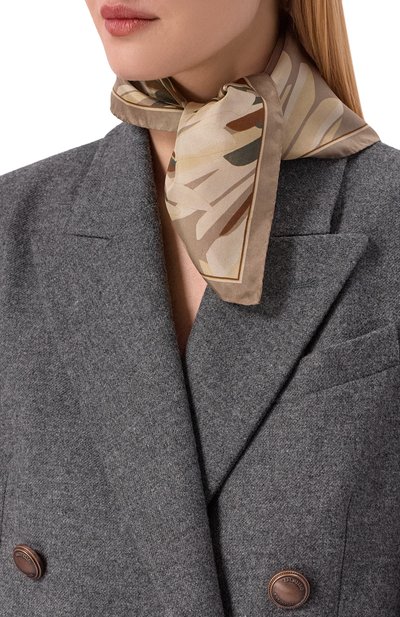 Шелковый платок BRUNELLO CUCINELLI, арт. MF0U0025, фото 2