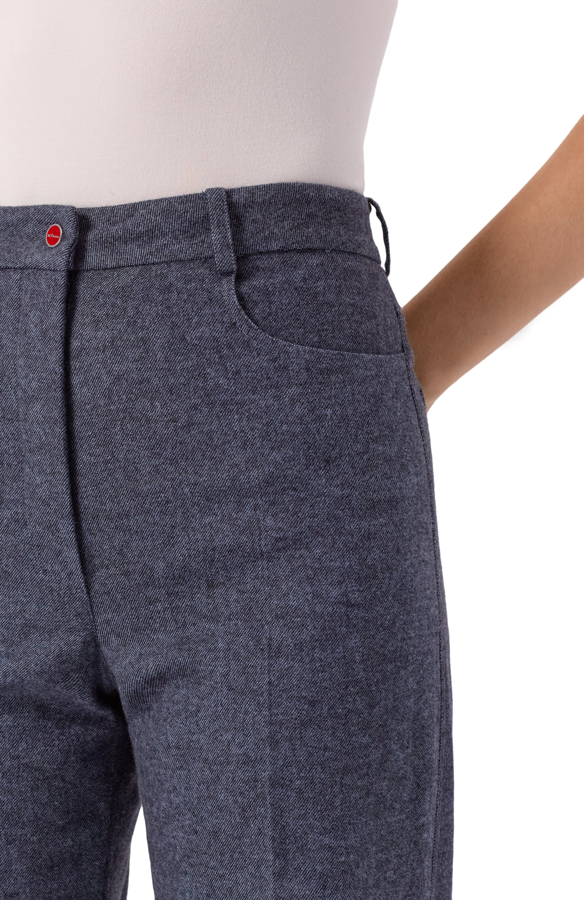 Брюки из кашемира и хлопка KITON, арт. D52114K0128A02, фото 5