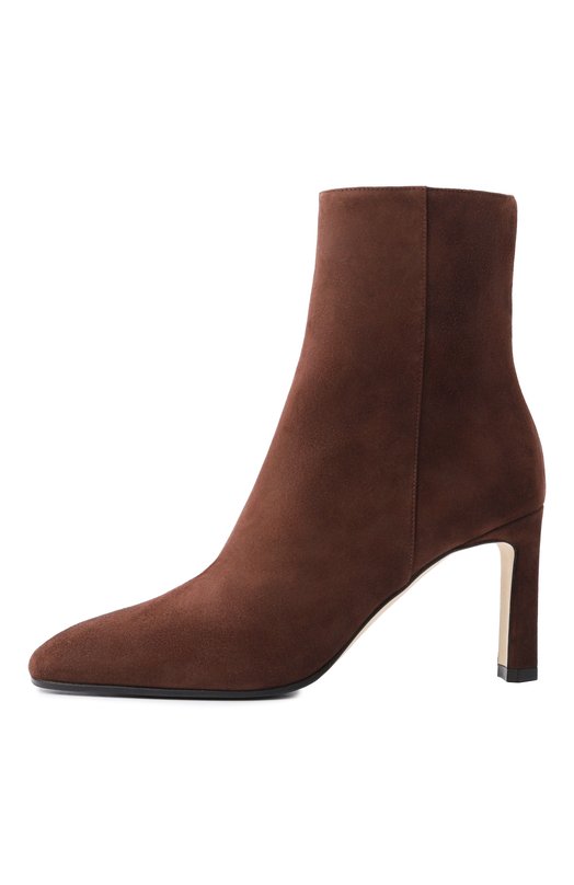 Замшевые ботильоны MVST by Sergio Rossi MVST B15750/MCAZ01 Коричневый  B15750/MCAZ01 Фото 4