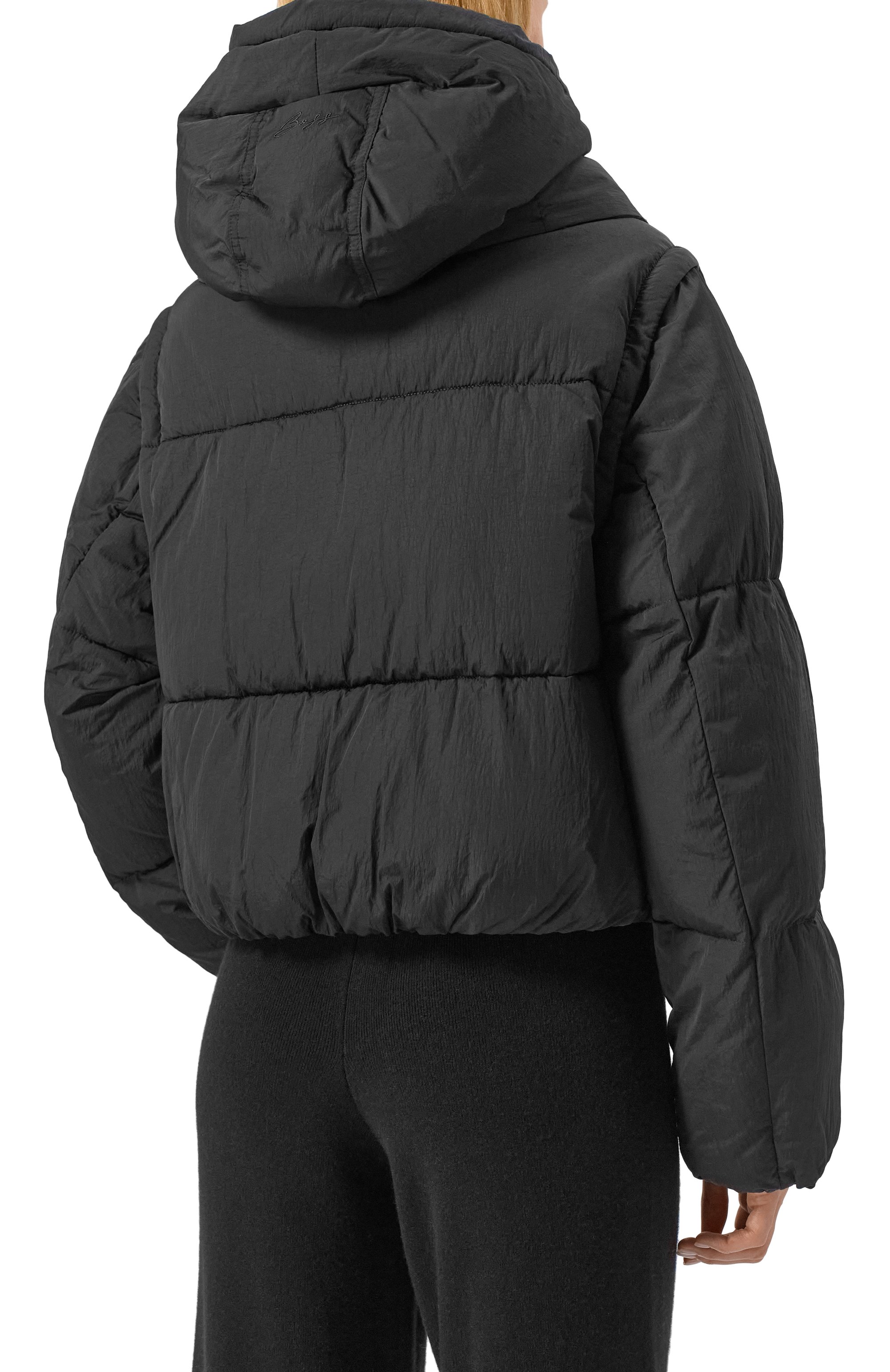 Пуховик BOSS ORANGE черного цвета по цене 38350 руб., арт. 50548028, фото 4 Пуховик BOSS ORANGE, арт. 50548028, фото 4