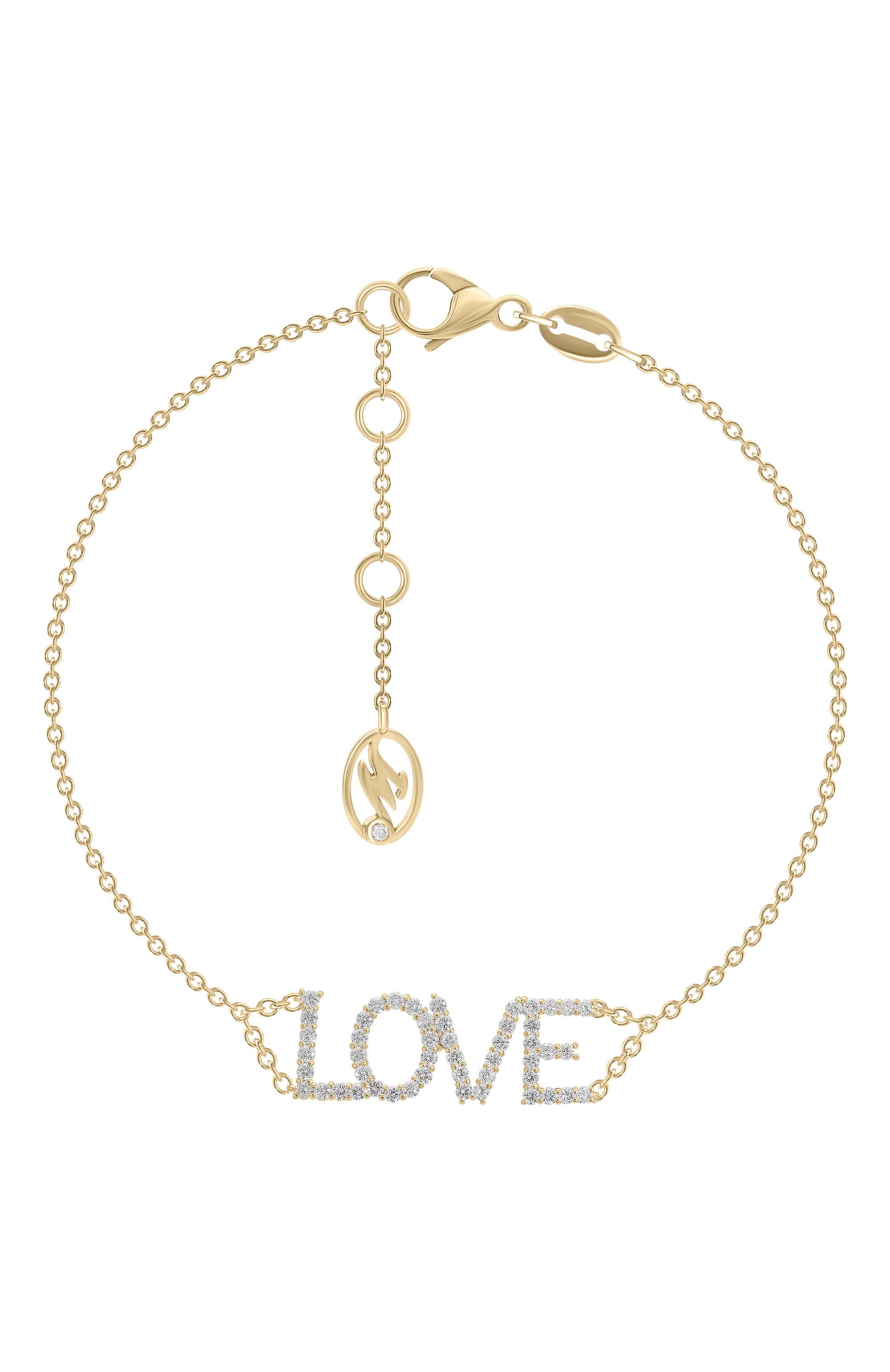 Браслет MERCURY, арт. MB/LETTER/YG/LOVE, фото 1