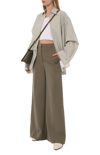 Хлопковая рубашка MM6, арт. S52DT0039/S54453, фото 2