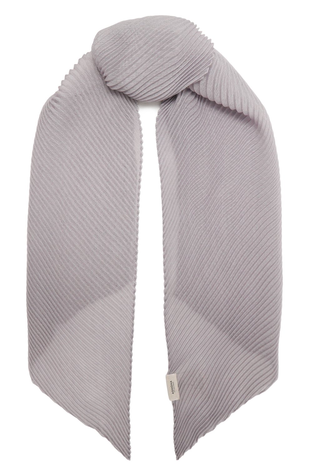 Шарф из кашемира и шелка AGNONA сиреневого цвета по цене 66500 руб., арт. AS0813E/H7050E, фото 1 Шарф из кашемира и шелка AGNONA, арт. AS0813E/H7050E, фото 1