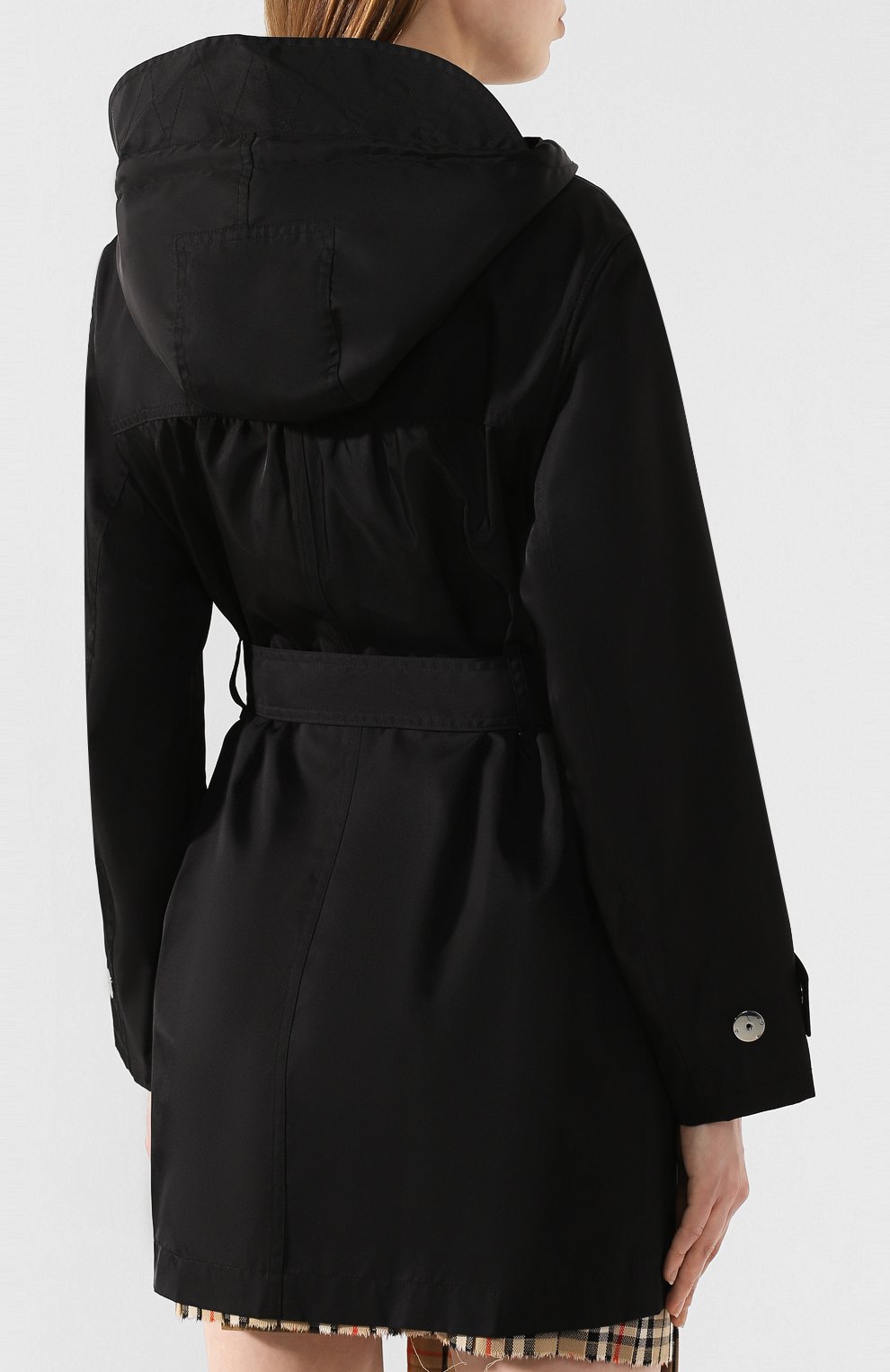 Плащ knighton BURBERRY черного цвета по цене 176500 руб., арт. 8026148, фото 4 Плащ knighton BURBERRY, арт. 8026148, фото 4