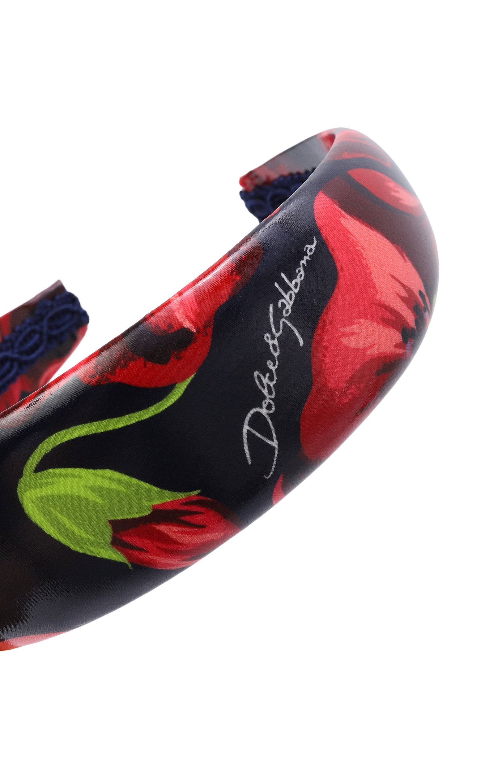 Ободок DOLCE & GABBANA темно-синего цвета по цене 23600 руб., арт. LB3L54/HS5VI, фото 3 Ободок DOLCE & GABBANA, арт. LB3L54/HS5VI, фото 3