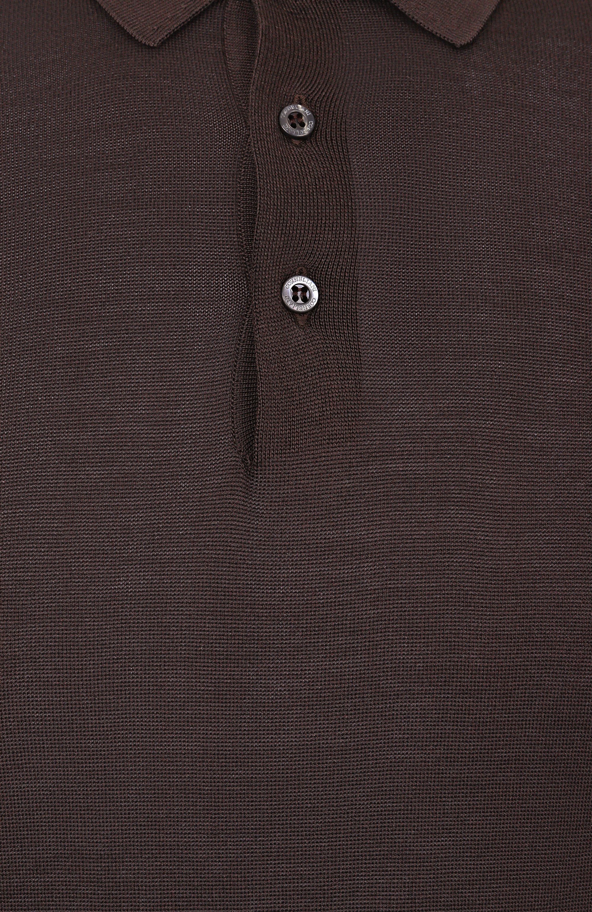 Шелковое поло CORNELIANI, арт. 25M541-2525170, фото 6