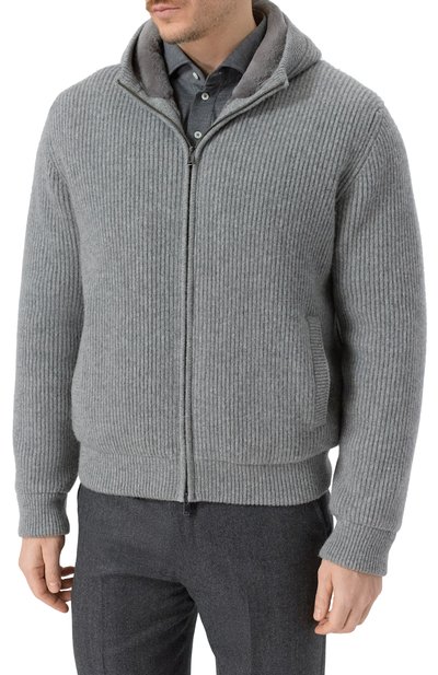 Кашемировый бомбер с подкладкой из норки MVST, арт. FTXTRECK-ES3625-2V/TR-ES3625, фото 3