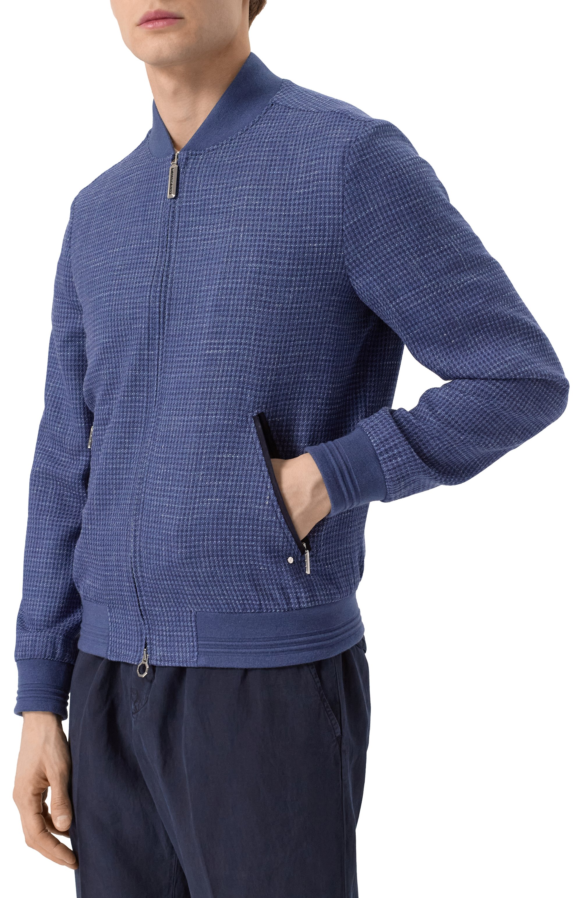 Бомбер из шерсти и шелка STEFANO RICCI, арт. MZJ5100070/LP50HA, фото 3