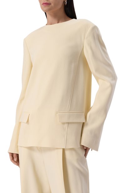 Топ из вискозы и шерсти TOTEME, арт. 251-WRT0459-FB0335, фото 3