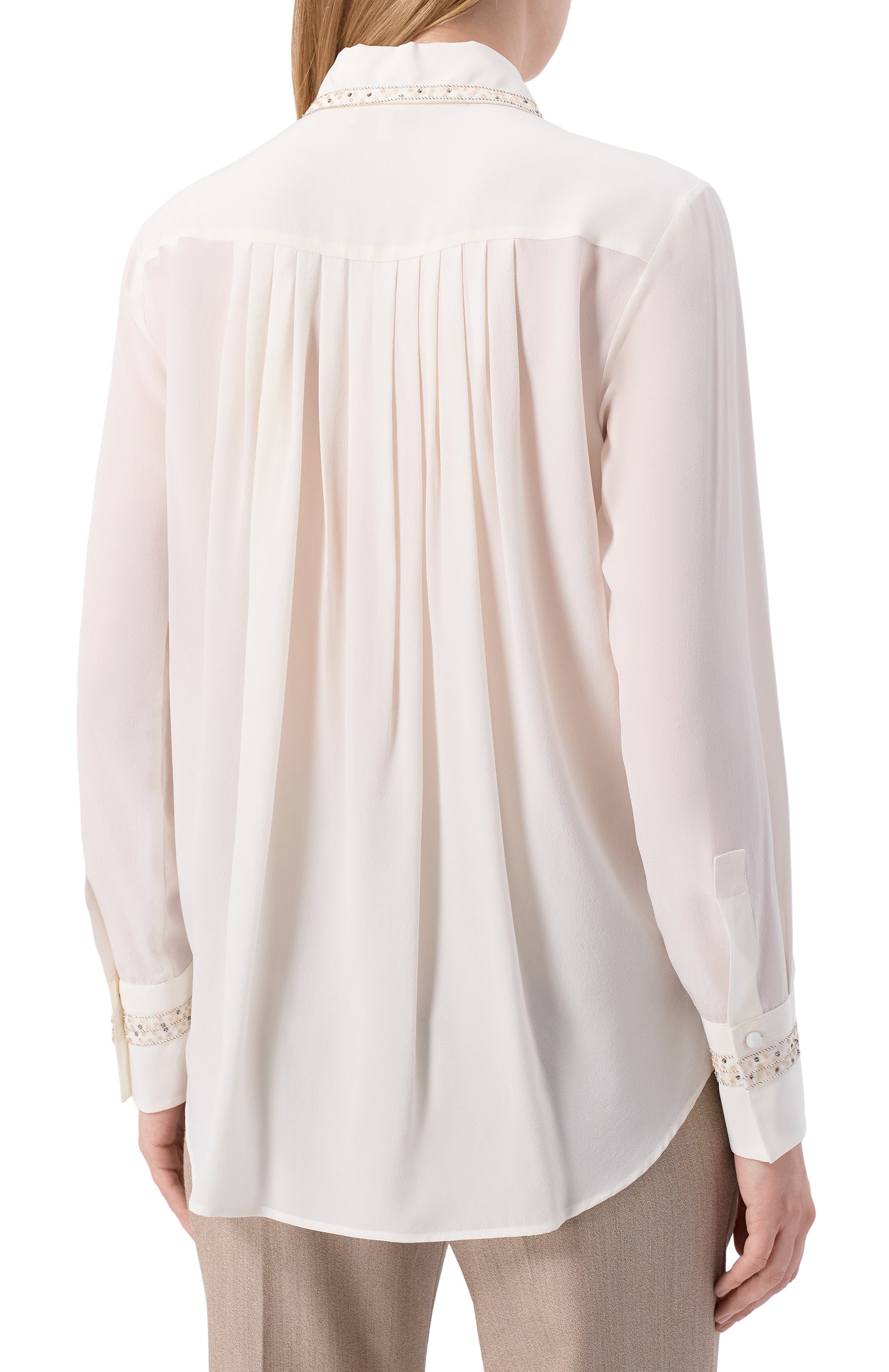 Шелковая блузка ANTONELLI FIRENZE, арт. P1229/240, фото 4