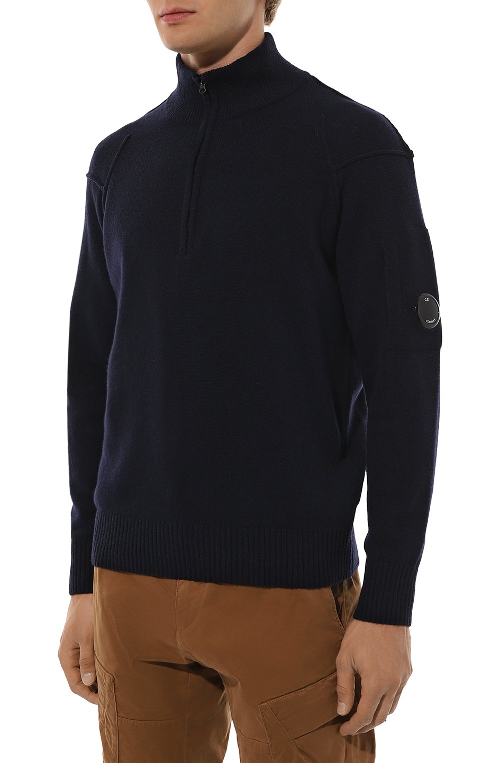 Шерстяной джемпер C.P. COMPANY, арт. 17CMKN144A110149A, фото 3