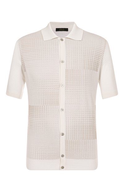 Мужская рубашка из шелка и хлопка ZILLI, арт. KBBP02M0145VSQS00