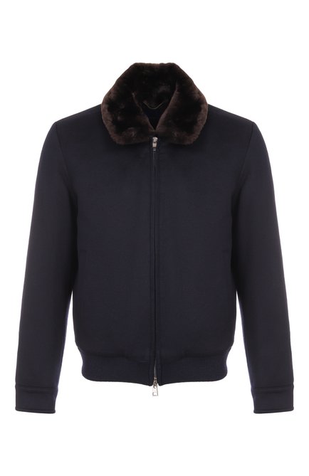 Мужской бомбер с меховым воротником ANDREA CAMPAGNA, арт. 25U029-CUNWSCNX