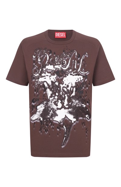 Мужская хлопковая футболка DIESEL, арт. A23744/0WEBW