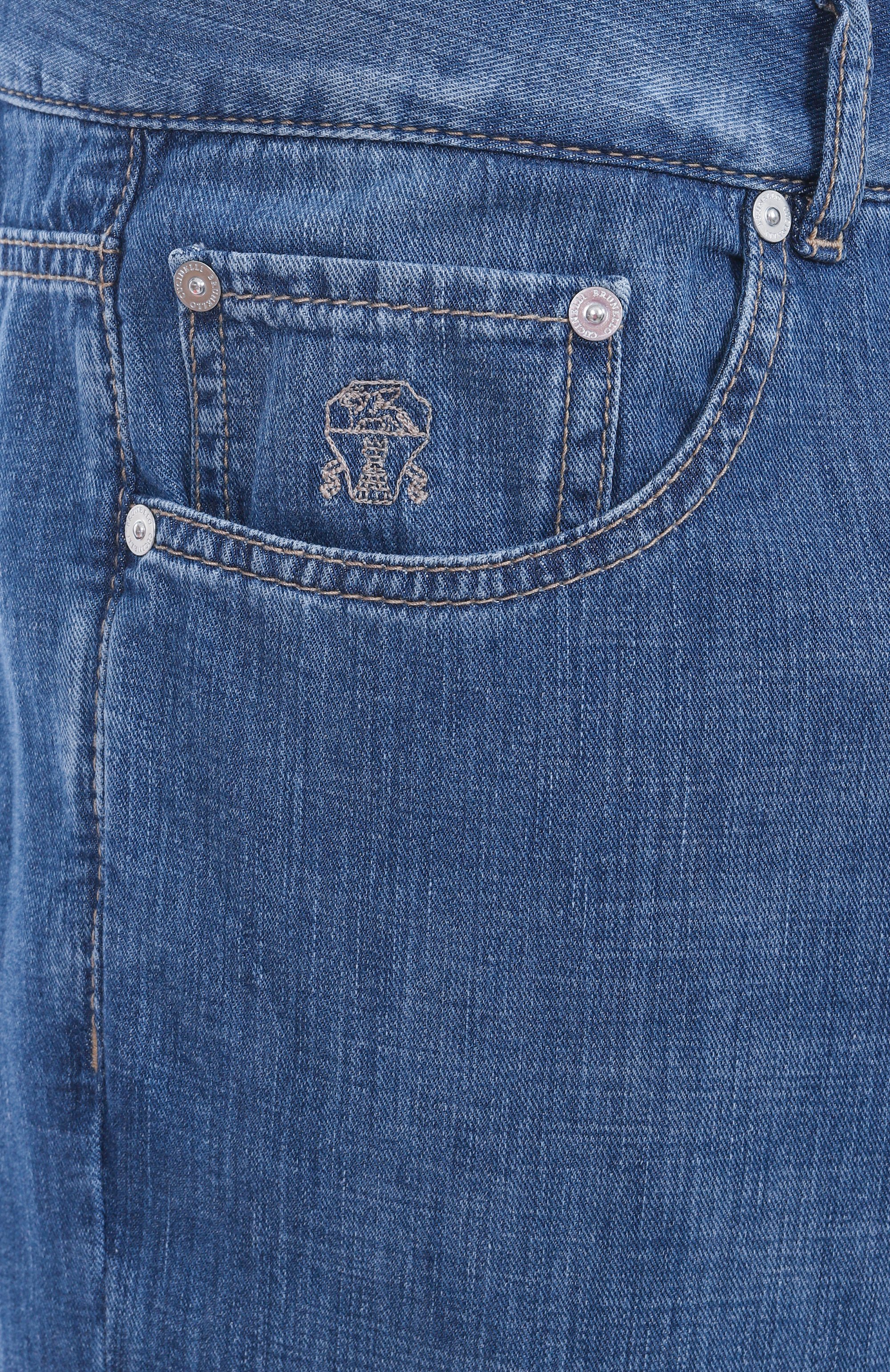 Джинсы traditional fit BRUNELLO CUCINELLI, арт. ME645B3210, фото 6