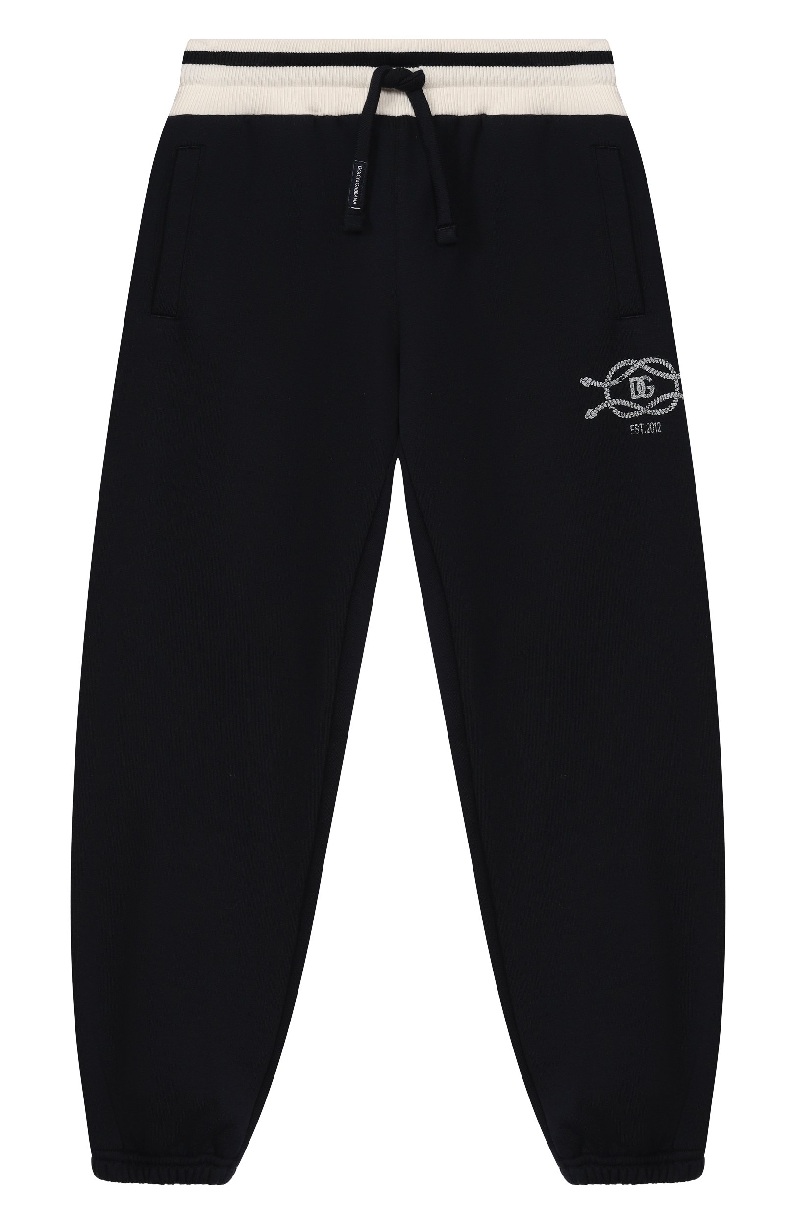 Хлопковые джоггеры DOLCE & GABBANA, арт. L4JPLW/G7QMX_001, фото 1