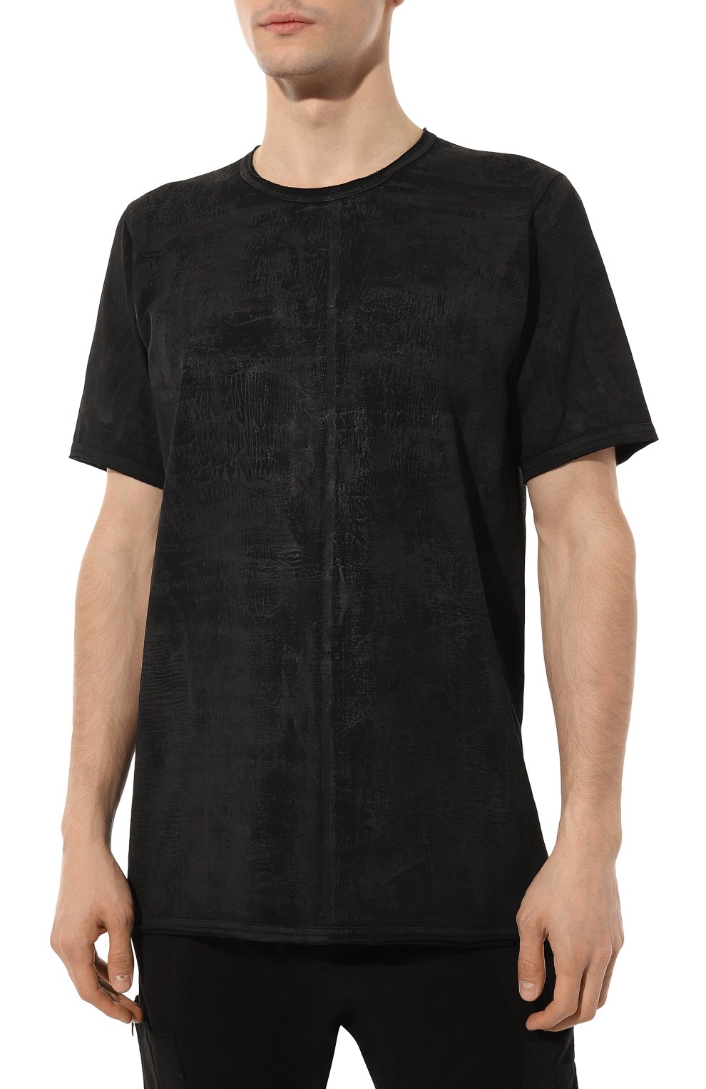 Хлопковая футболка 139DEC черного цвета по цене 16200 руб., арт. TS540-BK-OXIDE, фото 3 Хлопковая футболка 139DEC, арт. TS540-BK-OXIDE, фото 3