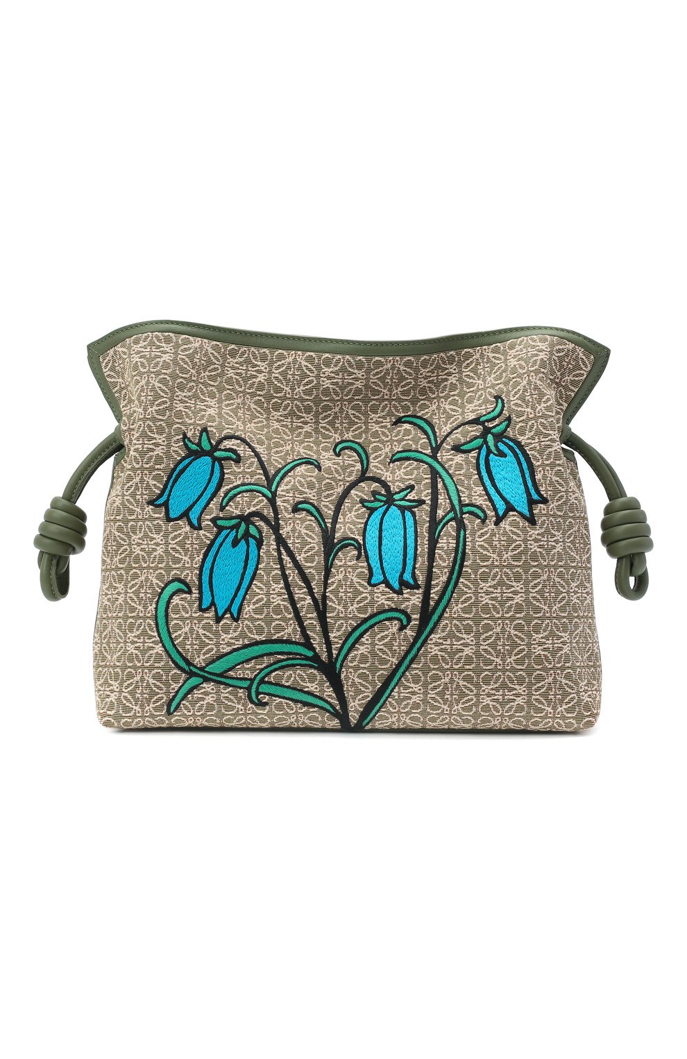 Сумка herbarium flamenco LOEWE зеленого цвета по цене 238500 руб., арт. A411FC1X44, фото 1 Сумка herbarium flamenco LOEWE, арт. A411FC1X44, фото 1