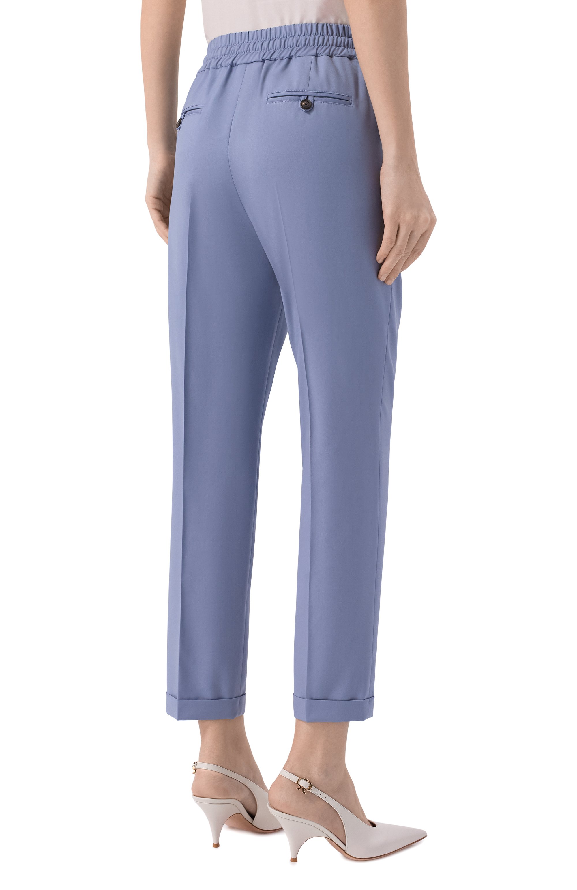 Шерстяные брюки KITON, арт. D37102K01024, фото 4