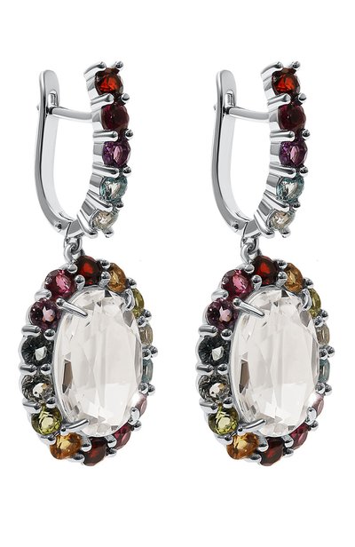 Радужные серьги с хрусталем SECRETS JEWELRY, арт. РСХОС00312, фото 3