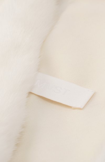 Меховой капюшон из норки MVST, арт. MSC-03-MINK-WHITE, фото 3