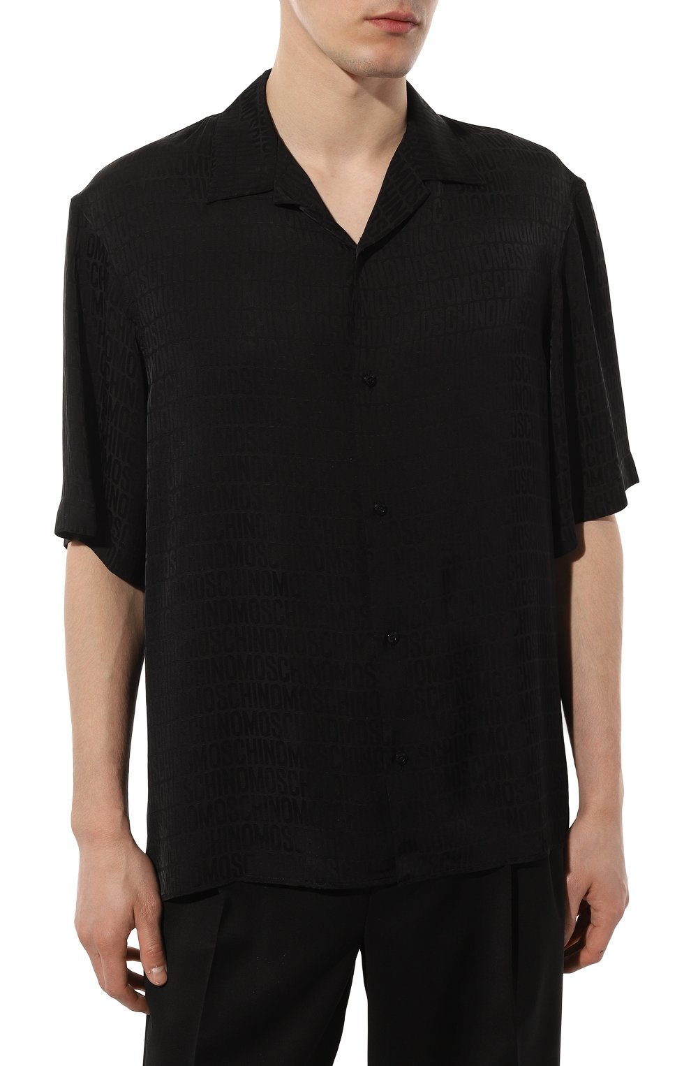 Рубашка из вискозы и шелка MOSCHINO, арт. 231ZMA0202/2649, фото 3