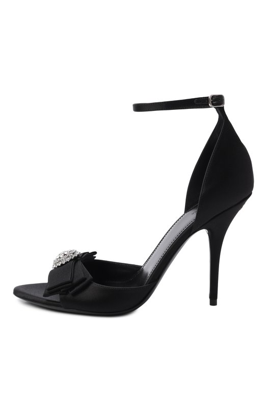 Текстильные босоножки Balenciaga 854051/W1WM1 Чёрный  854051/W1WM1 Фото 4