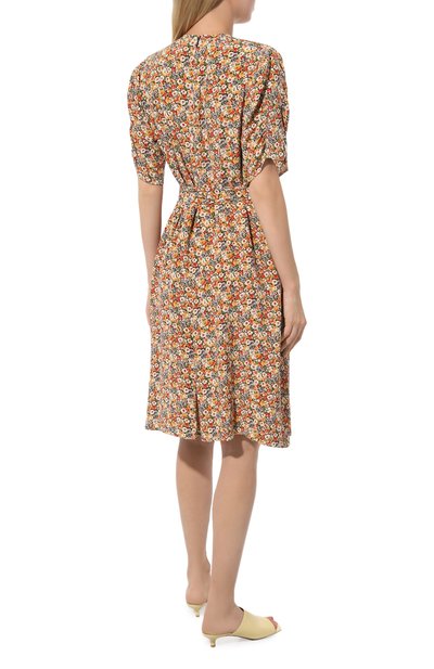 Шелковое платье GUCCI, арт. 641553 ZAFGA, фото 4