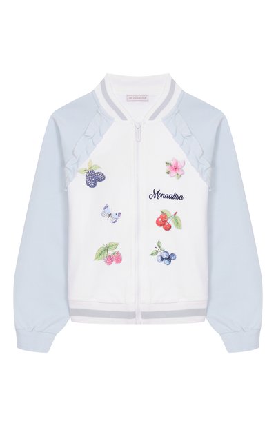 Хлопковая толстовка MONNALISA, арт. 19E803