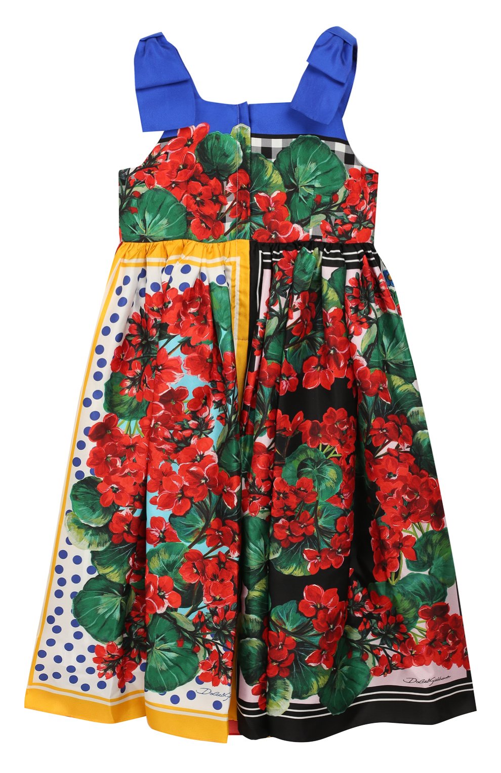 Шелковый сарафан DOLCE & GABBANA, арт. L51DH4/LA305/8-14, фото 2