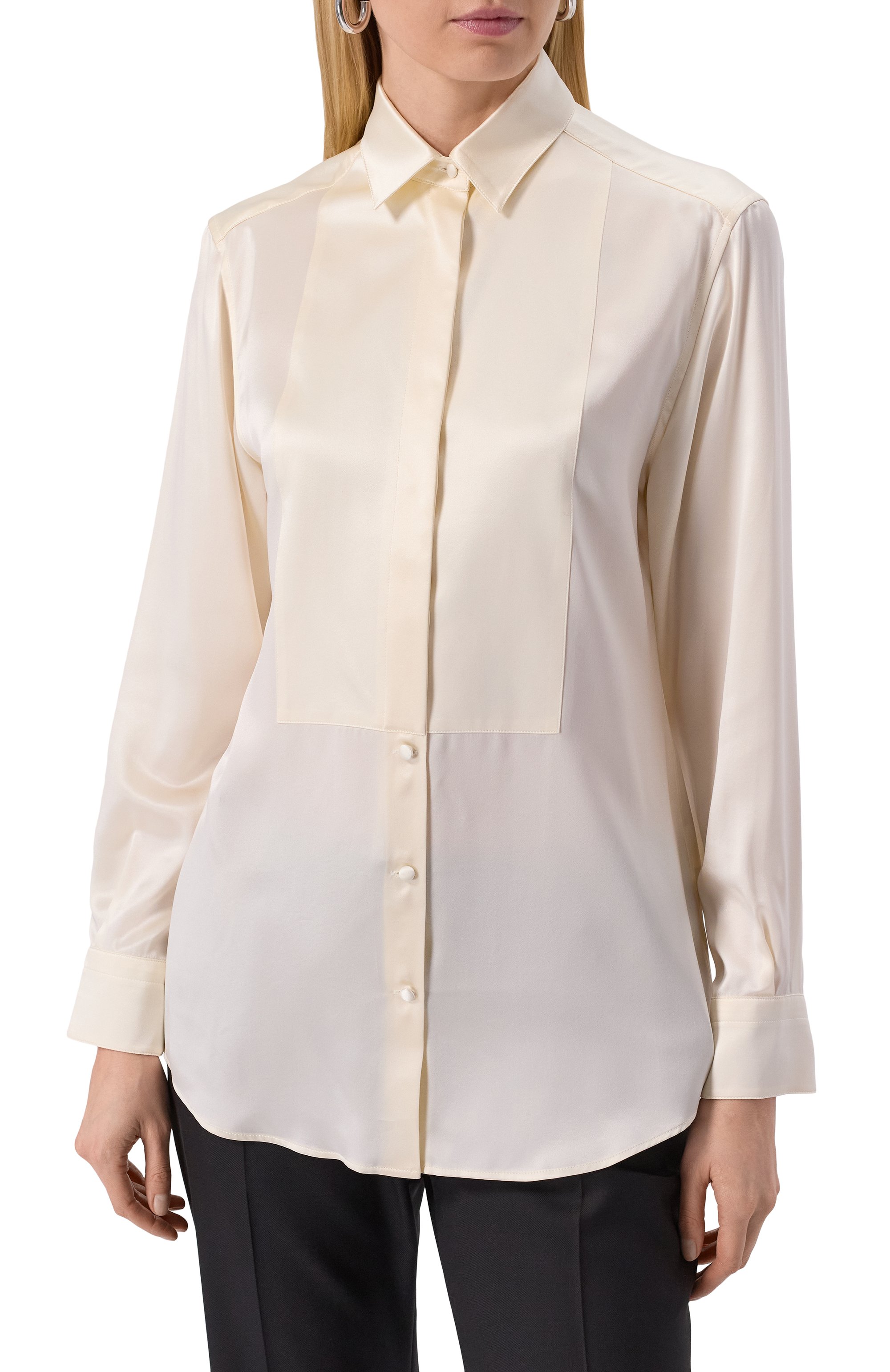 Атласная блузка DOLCE & GABBANA, арт. F5R35T/FU1AU, фото 3