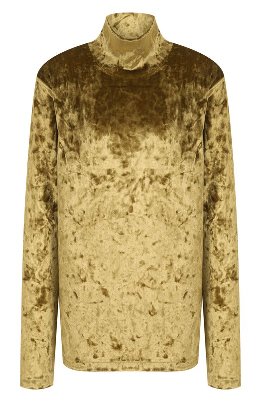 Бархатная водолазка Dries Van Noten 021128-2329-607 Хаки 021128-2329-607