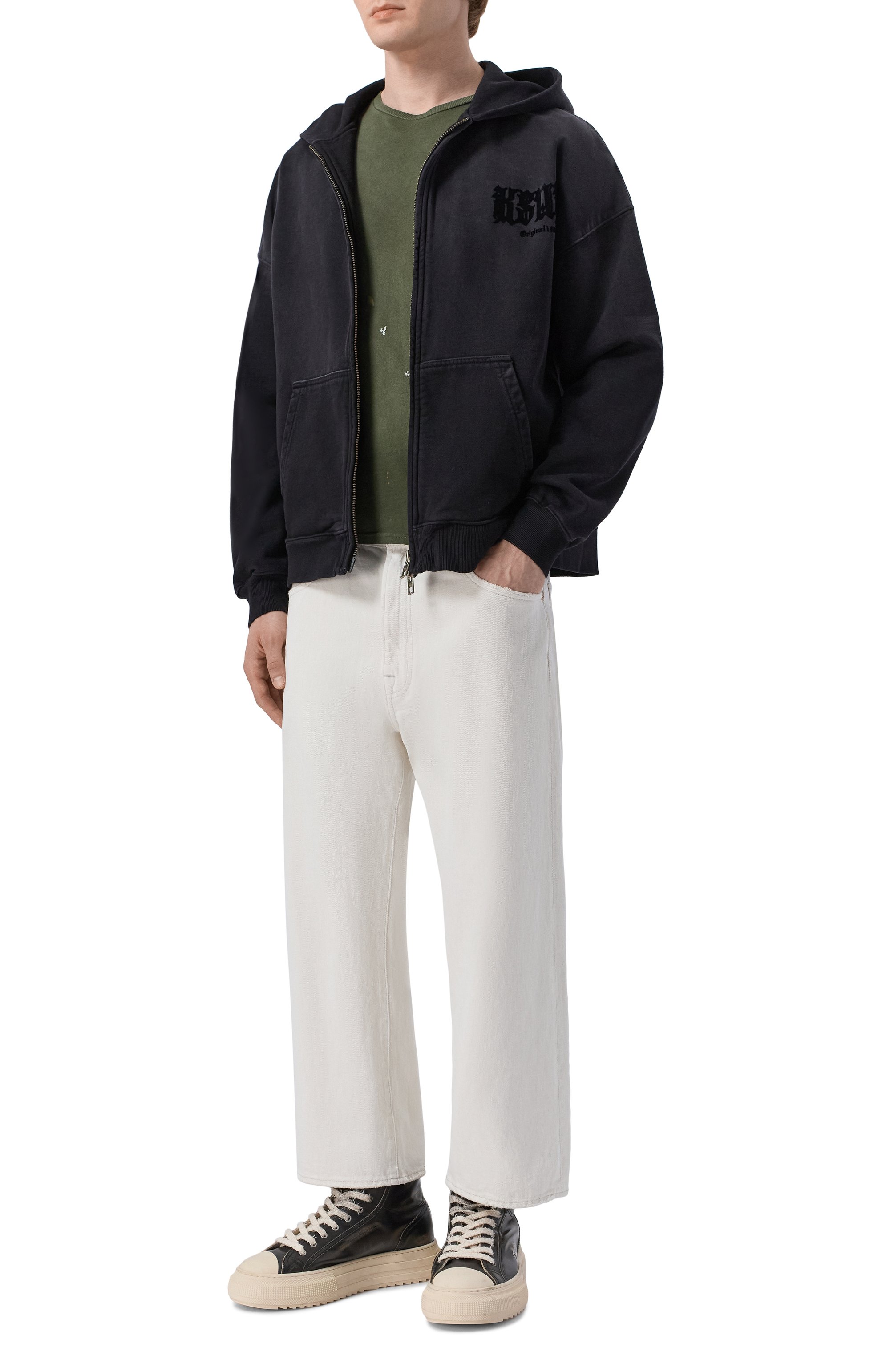 Хлопковая футболка R13, арт. R13WK347-001CH, фото 2