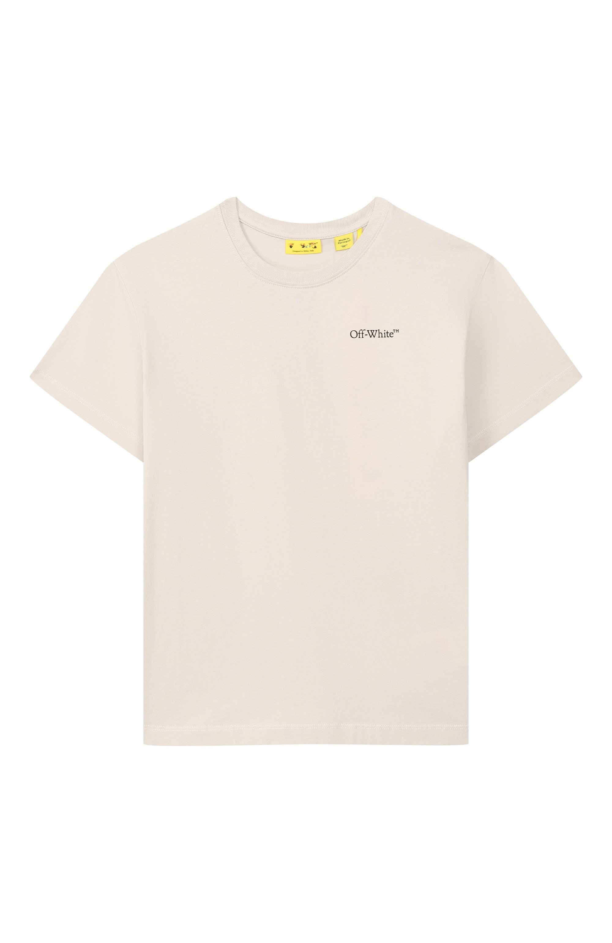 Хлопковая футболка OFF-WHITE, арт. 0BAA002S26JER00B, фото 1