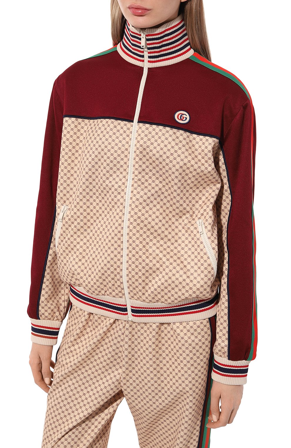 Толстовка GUCCI бежевого цвета по цене 187200 руб., арт. 655196 XJDFP, фото 3 Толстовка GUCCI, арт. 655196 XJDFP, фото 3