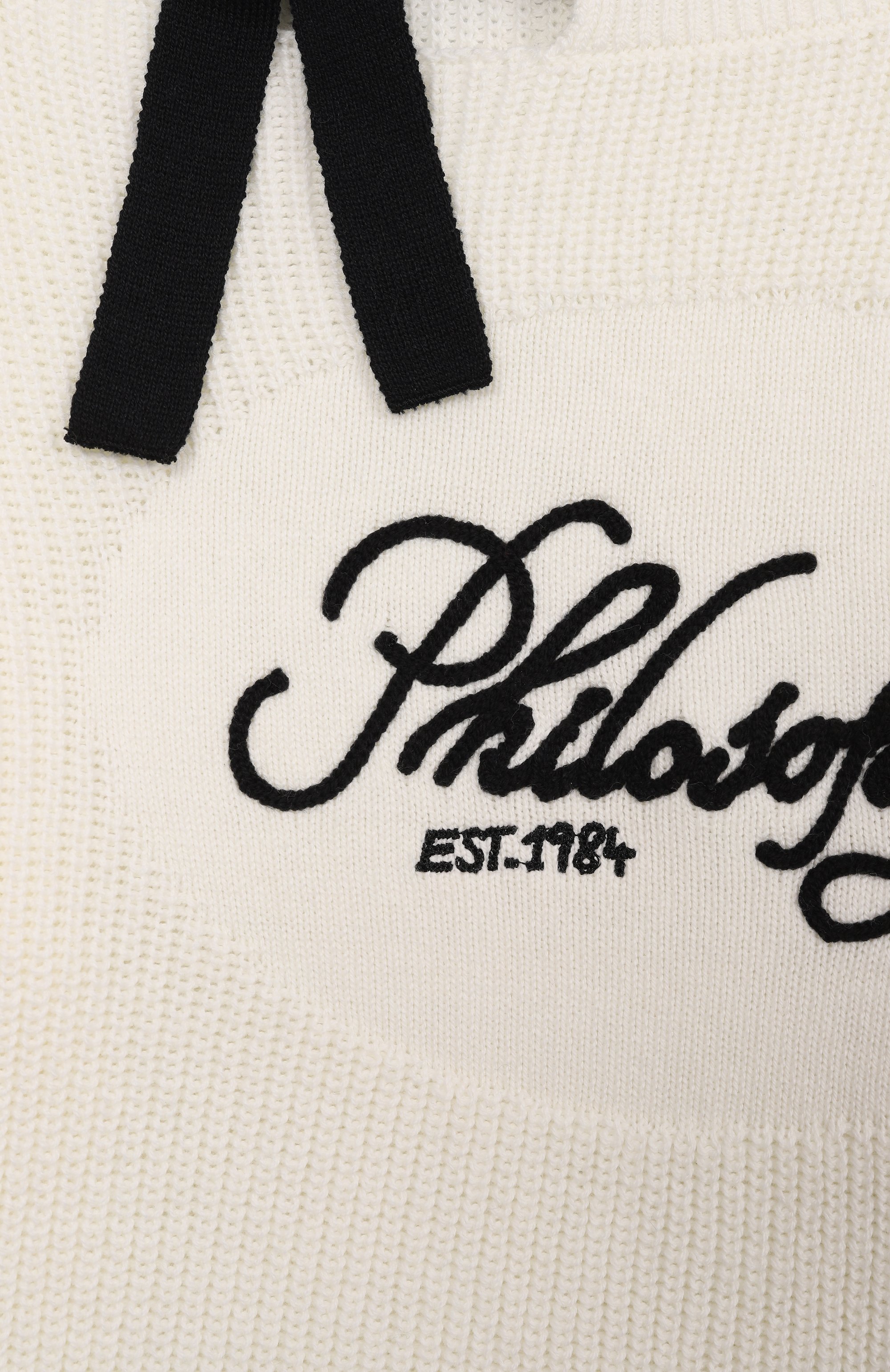 Хлопковый пуловер PHILOSOPHY DI LORENZO SERAFINI KIDS, арт. I9E610/5045/12-14, фото 3