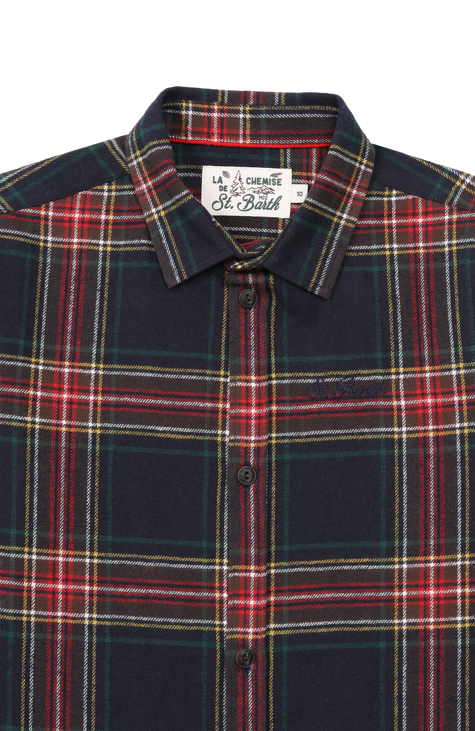 Хлопковая рубашка MC2 SAINT BARTH, арт. SEEF008-01928M/SEEFELD JR FLANNEL, фото 3
