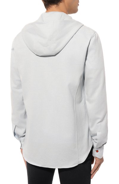 Хлопковая рубашка KITON, арт. UMCMARH0906101, фото 4