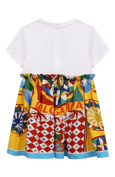 Хлопковое платье DOLCE & GABBANA, арт. L5JD7B/G7J9J/2-6, фото 2