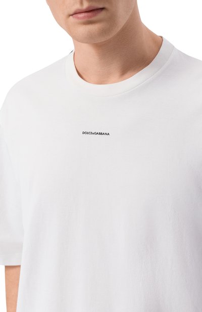 Хлопковая футболка DOLCE & GABBANA, арт. G8PB8T/G7PYR, фото 5