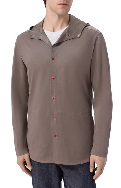 Хлопковая рубашка KITON, арт. UMCPETEH0923413, фото 3