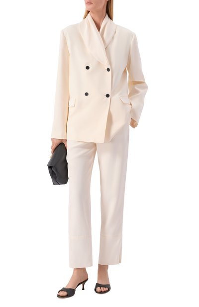 Женские брюки из вискозы и шерсти LOULOU DE SAISON, арт. MAH0NEY