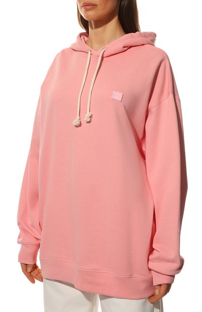 Хлопковое худи ACNE STUDIOS розового цвета по цене 43950 руб., арт. CI0009/W, фото 3 Хлопковое худи ACNE STUDIOS, арт. CI0009/W, фото 3