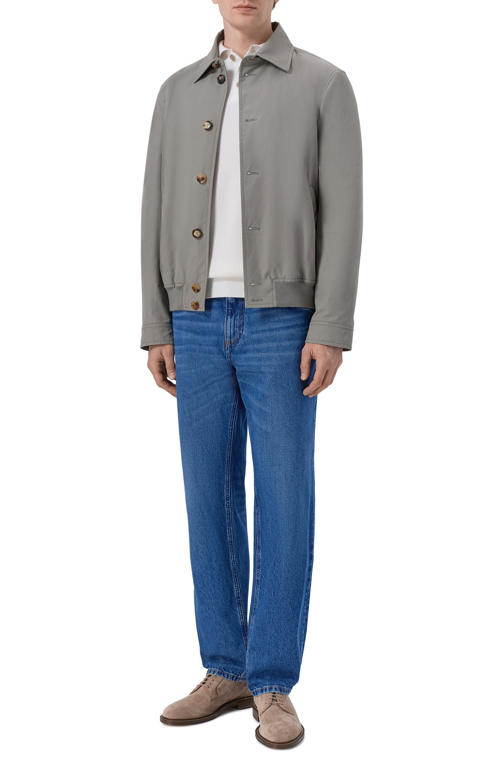 Хлопковый бомбер BRUNELLO CUCINELLI, арт. MY4196407, фото 2